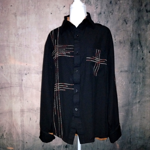 Lanzino Button Down Sz L - Picture 1 of 10